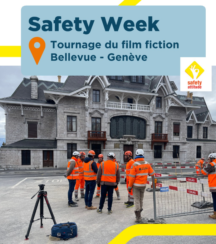 Tournage à Genève pour Safety Week